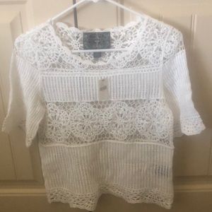 James Coviello for Anthropologie crotchet top